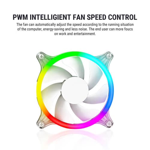 Ant Esports ICE Chroma ARGB 240mm White CPU Liquid Cooler